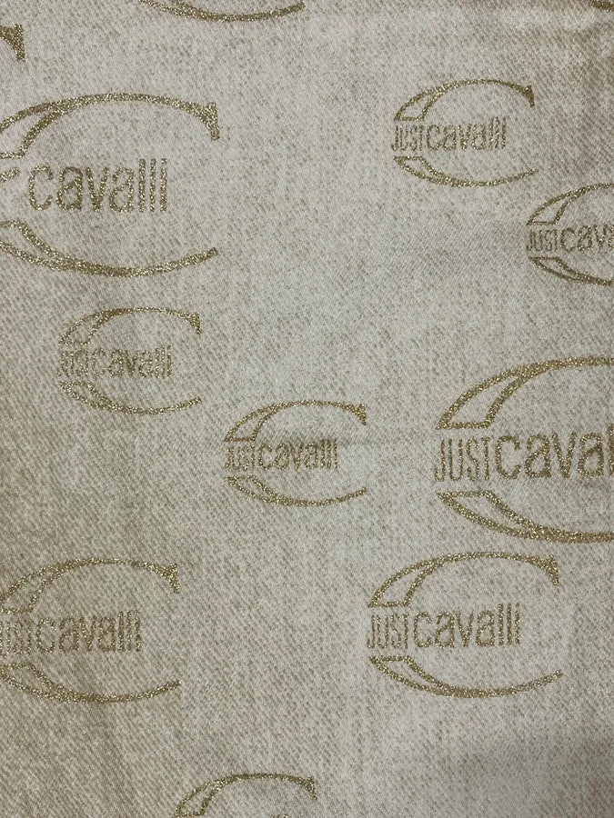 AW2003 Cavalli Propaganda Beige Logo Pants MBFpbwe 6