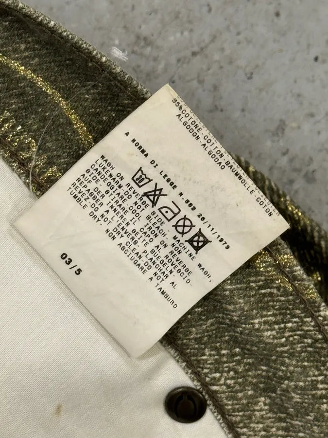 AW2003 Cavalli Propaganda Faded Green Pants TWCJdfC 10