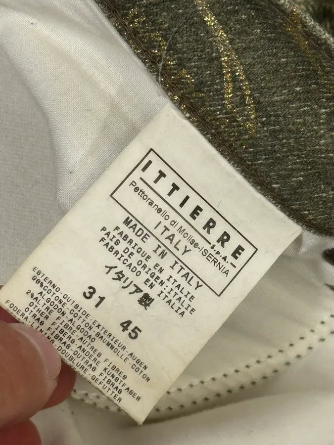 AW2003 Cavalli Propaganda Faded Green Pants TWCJdfC 11