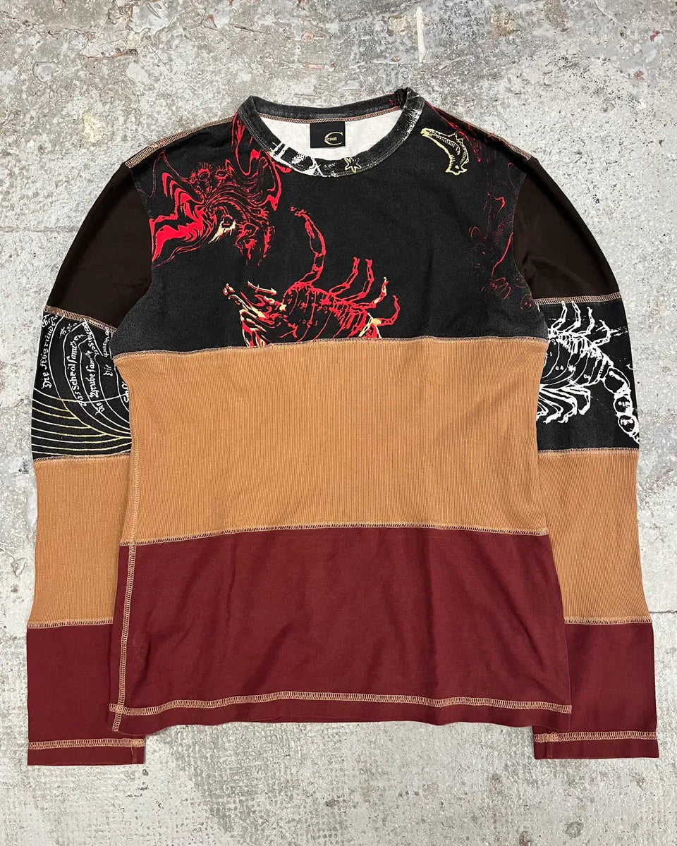AW2003 Cavalli Scorpion Crazy World Longsleeves (S/M) cxJbKyt 0