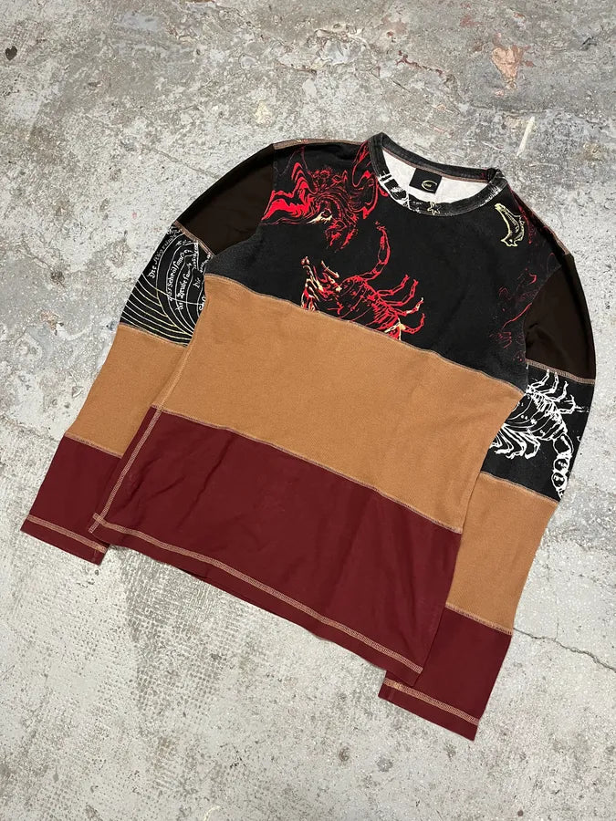AW2003 Cavalli Scorpion Crazy World Longsleeves (S/M) cxJbKyt 3