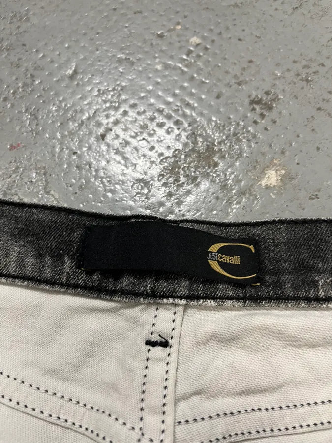 AW2003 Cavalli Spiritual Astro Black & White Pants zzTiXjD 13