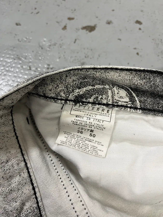 AW2003 Cavalli Spiritual Astro Black & White Pants zzTiXjD 14