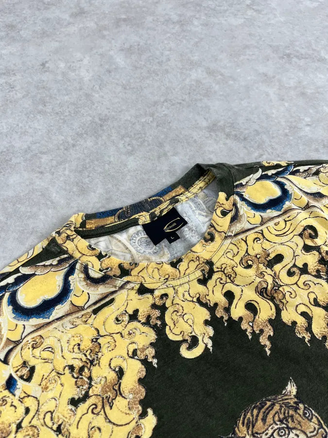 AW2003 Cavalli Spiritual Tiger Asian Green Longsleeves  qIyiuaC 4