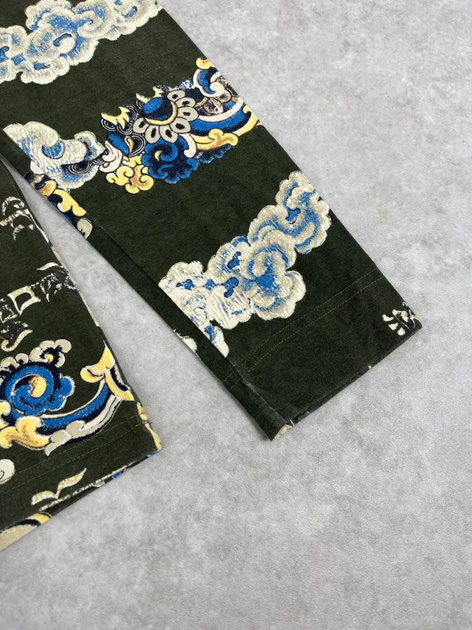 AW2003 Cavalli Spiritual Tiger Asian Green Longsleeves  qIyiuaC 5