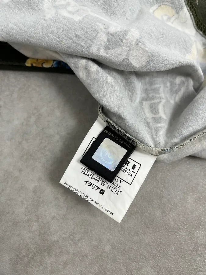 AW2003 Cavalli Spiritual Tiger Asian Green Longsleeves  qIyiuaC 8