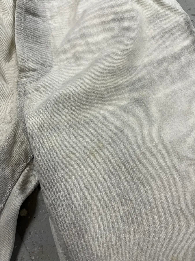 AW2003 Cavalli White & Grey Faded Straight Pants (M) 8