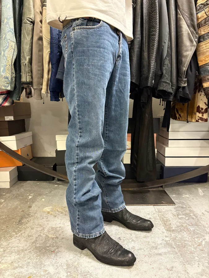 AW2003 Dolce & Gabbana 10 Tags Blue Denim Jeans rDExXdc 3