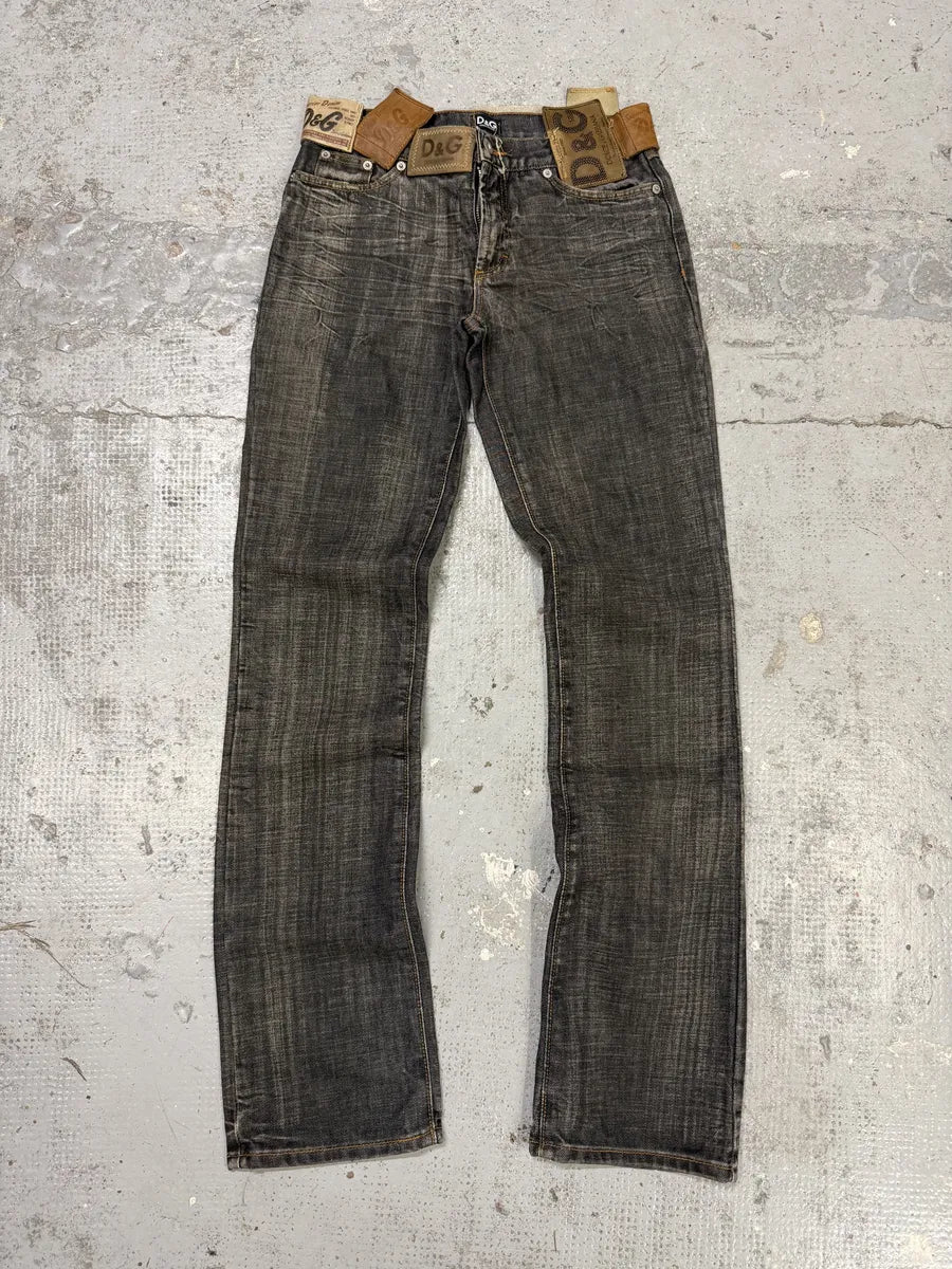 AW2003 Dolce & Gabbana 10 Tags Raw Denim Jeans GwZztAB 0