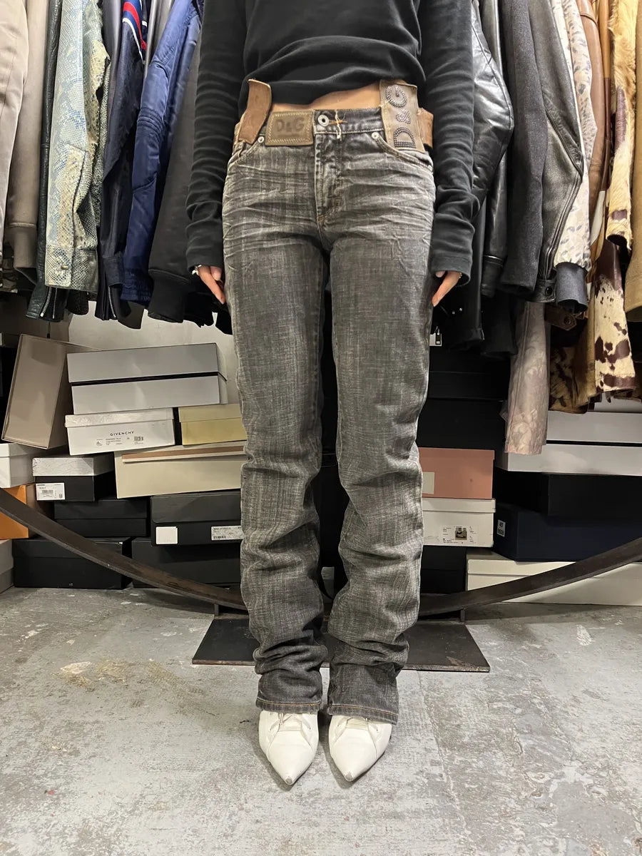 AW2003 Dolce & Gabbana 10 Tags Raw Denim Jeans GwZztAB 1