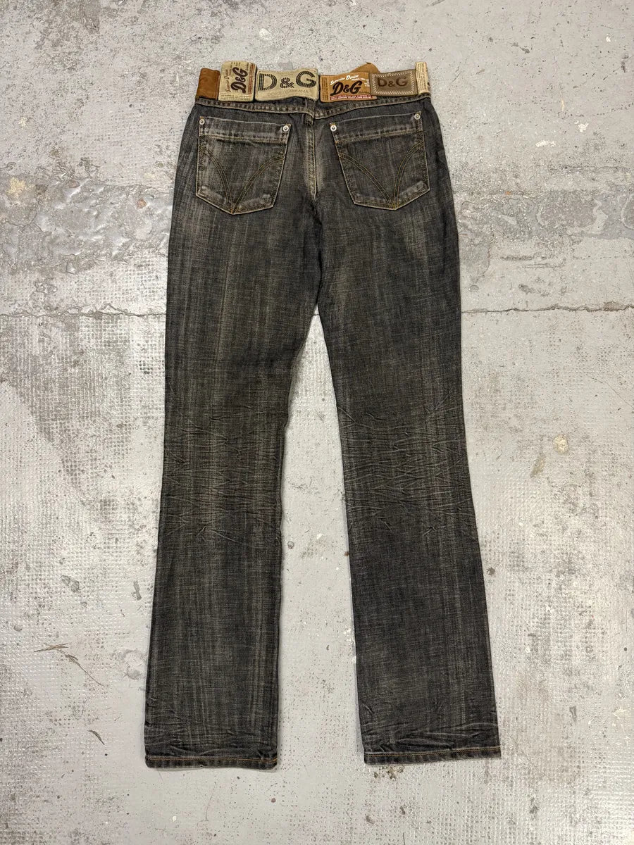 AW2003 Dolce & Gabbana 10 Tags Raw Denim Jeans GwZztAB 4