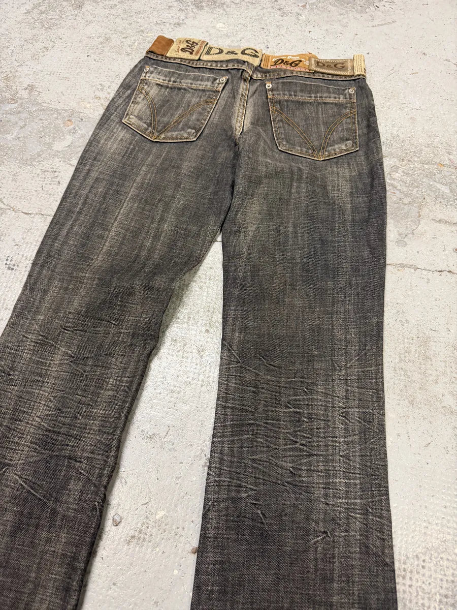 AW2003 Dolce & Gabbana 10 Tags Raw Denim Jeans GwZztAB 5