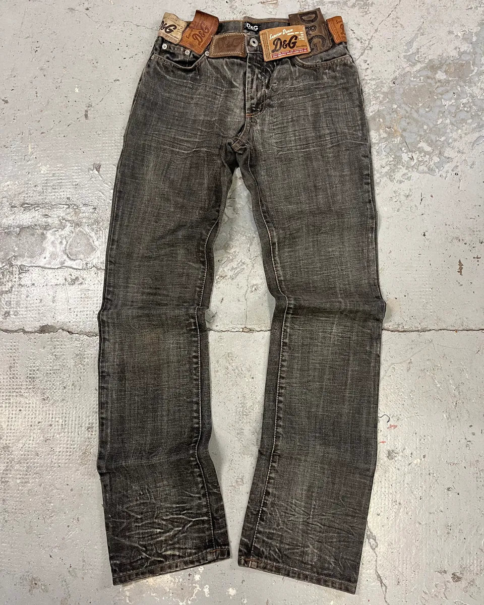 AW2003 Dolce & Gabbana 10 Tags Raw Denim Jeans qoTHnEJ 0
