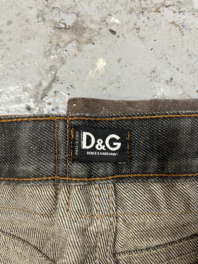 AW2003 Dolce & Gabbana 10 Tags Raw Denim Jeans qoTHnEJ 8