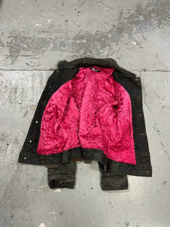 AW2003 Dolce & Gabbana 10 Tags Raw Grey Denim Jacket EKExtyd 8