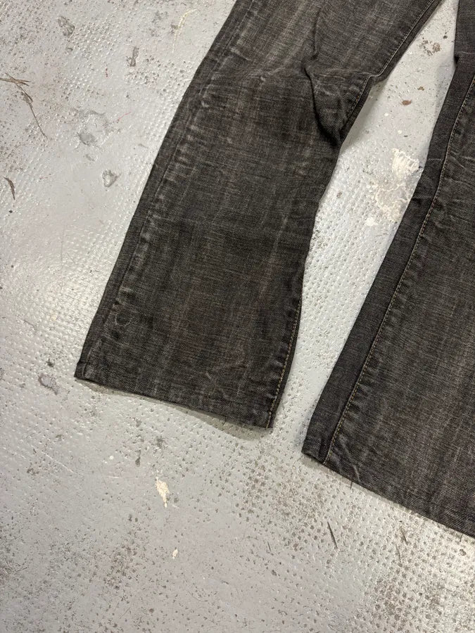 AW2003 Dolce & Gabbana 10 Tags Raw Grey Denim Jeans CojZzFB 5