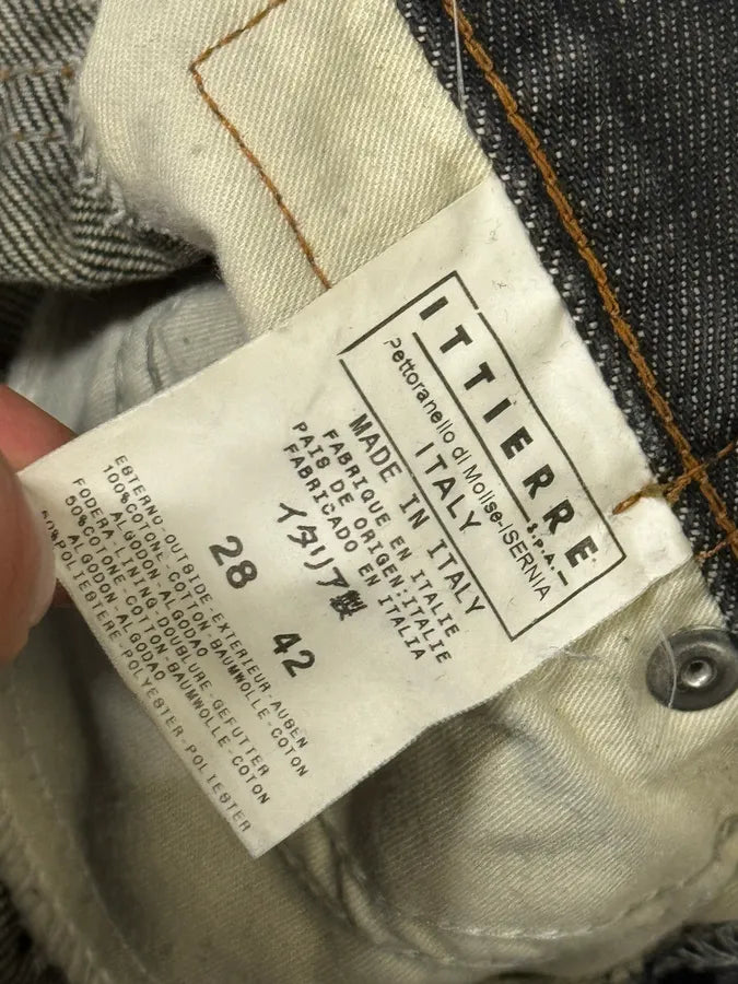 AW2003 Dolce & Gabbana 10 Tags Raw Grey Denim Jeans CojZzFB 8