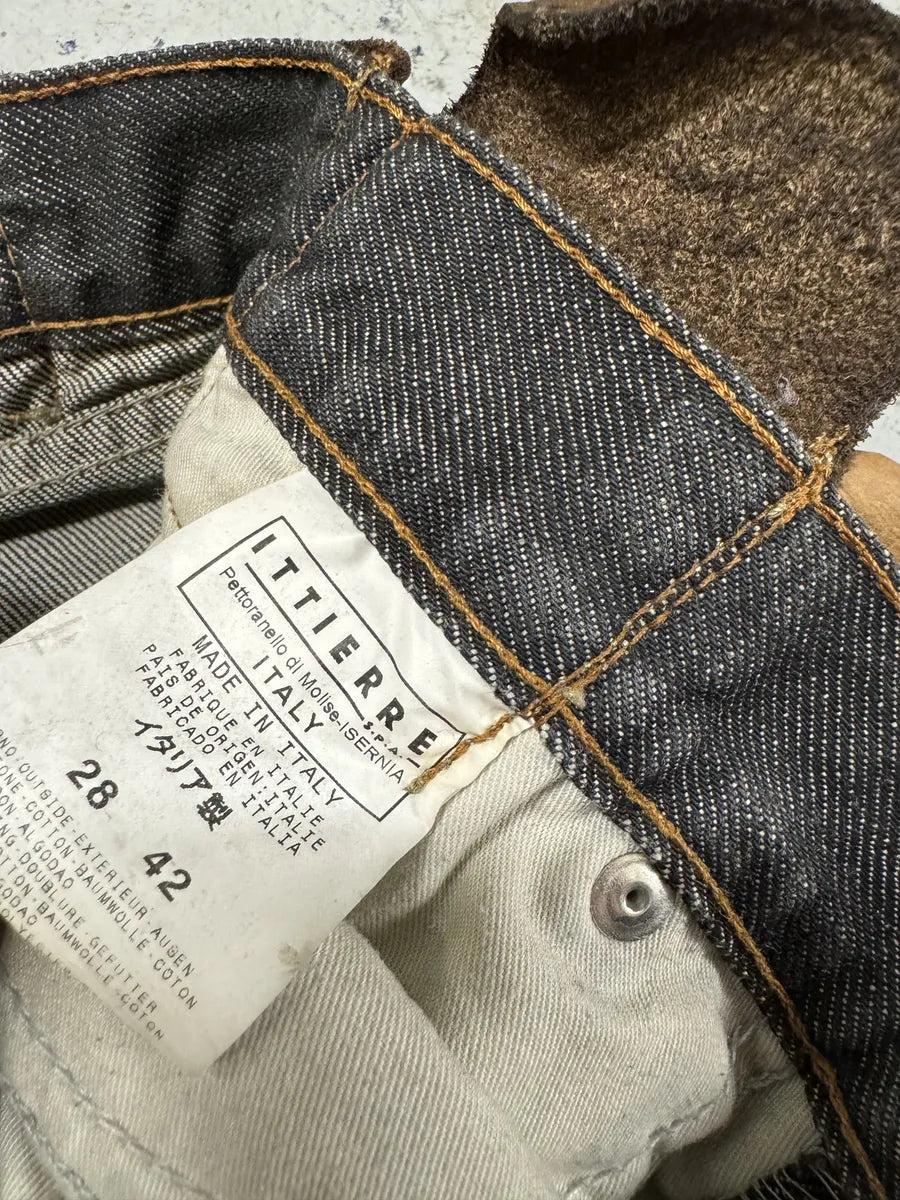 AW2003 Dolce & Gabbana 10 Tags Raw Grey Denim Jeans xDbCRPU 7