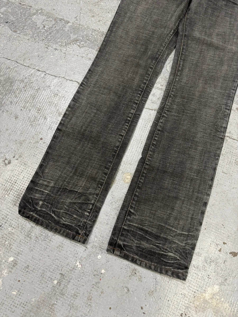 AW2003 Dolce & Gabbana 10 Tags Raw Grey Denim Jeans xDbCRPU 9