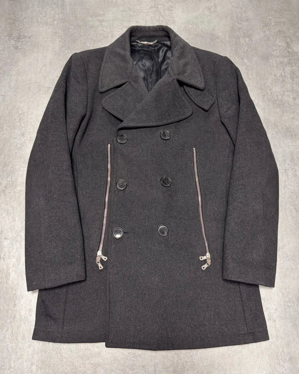 AW2003 Dolce & Gabbana 2-Zip Wool Coat FQipGvL 0