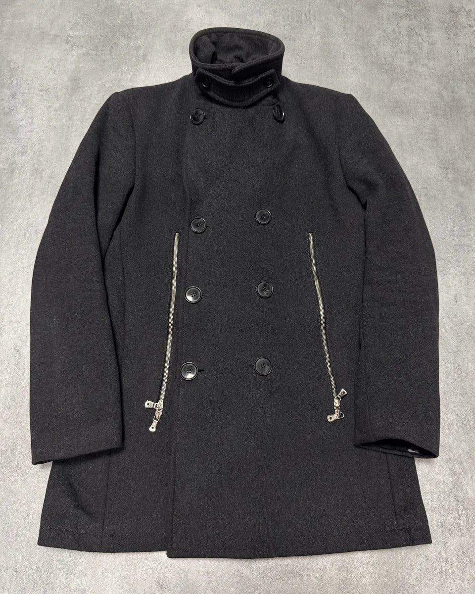 AW2003 Dolce & Gabbana 2-Zip Wool Coat FQipGvL 2