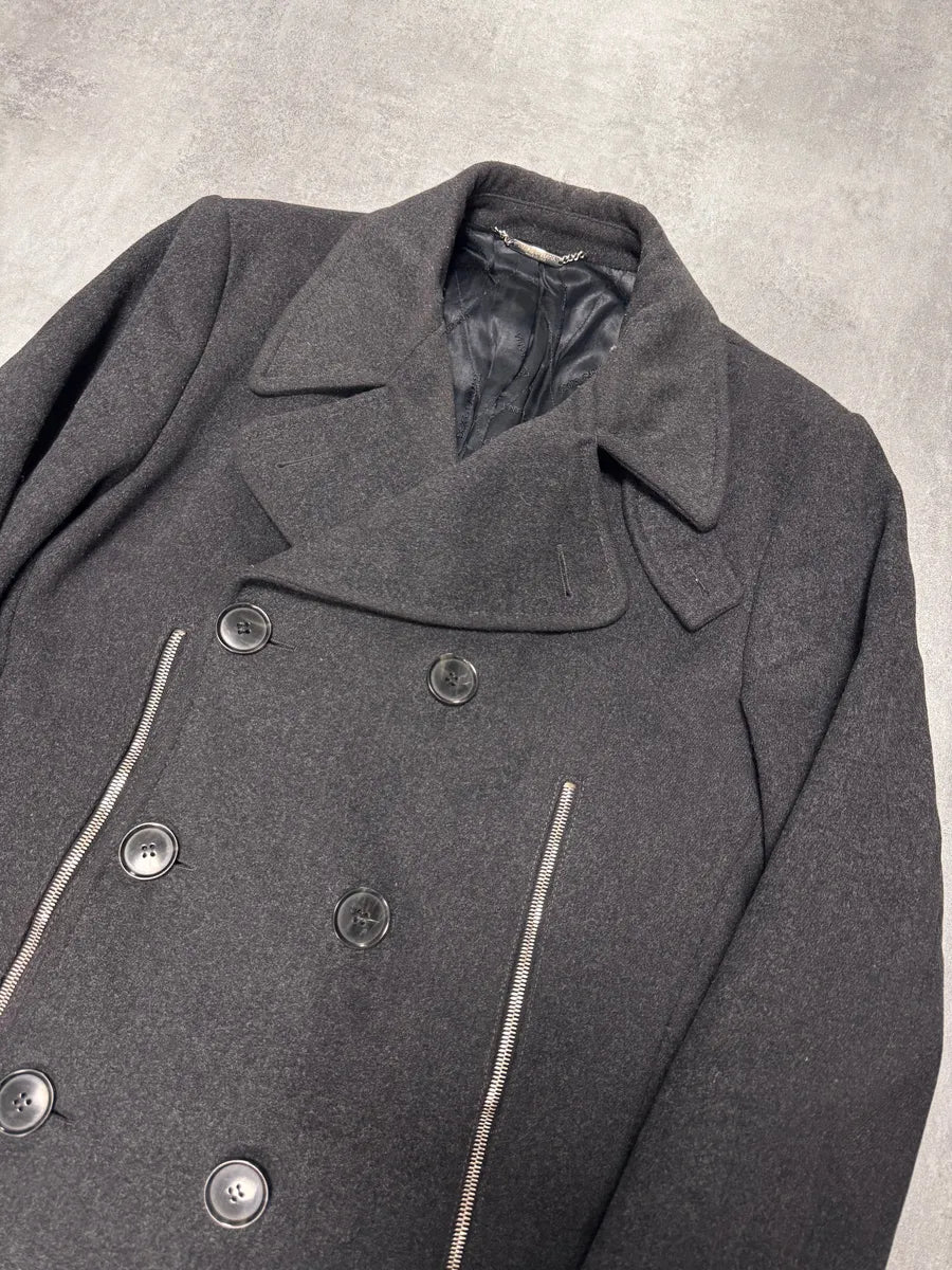 AW2003 Dolce & Gabbana 2-Zip Wool Coat FQipGvL 3