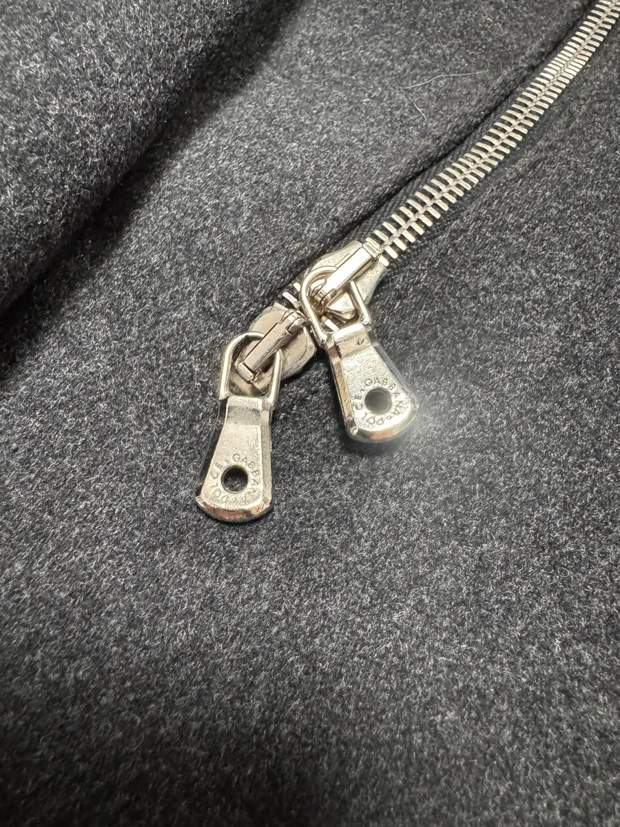 AW2003 Dolce & Gabbana 2-Zip Wool Coat FQipGvL 4