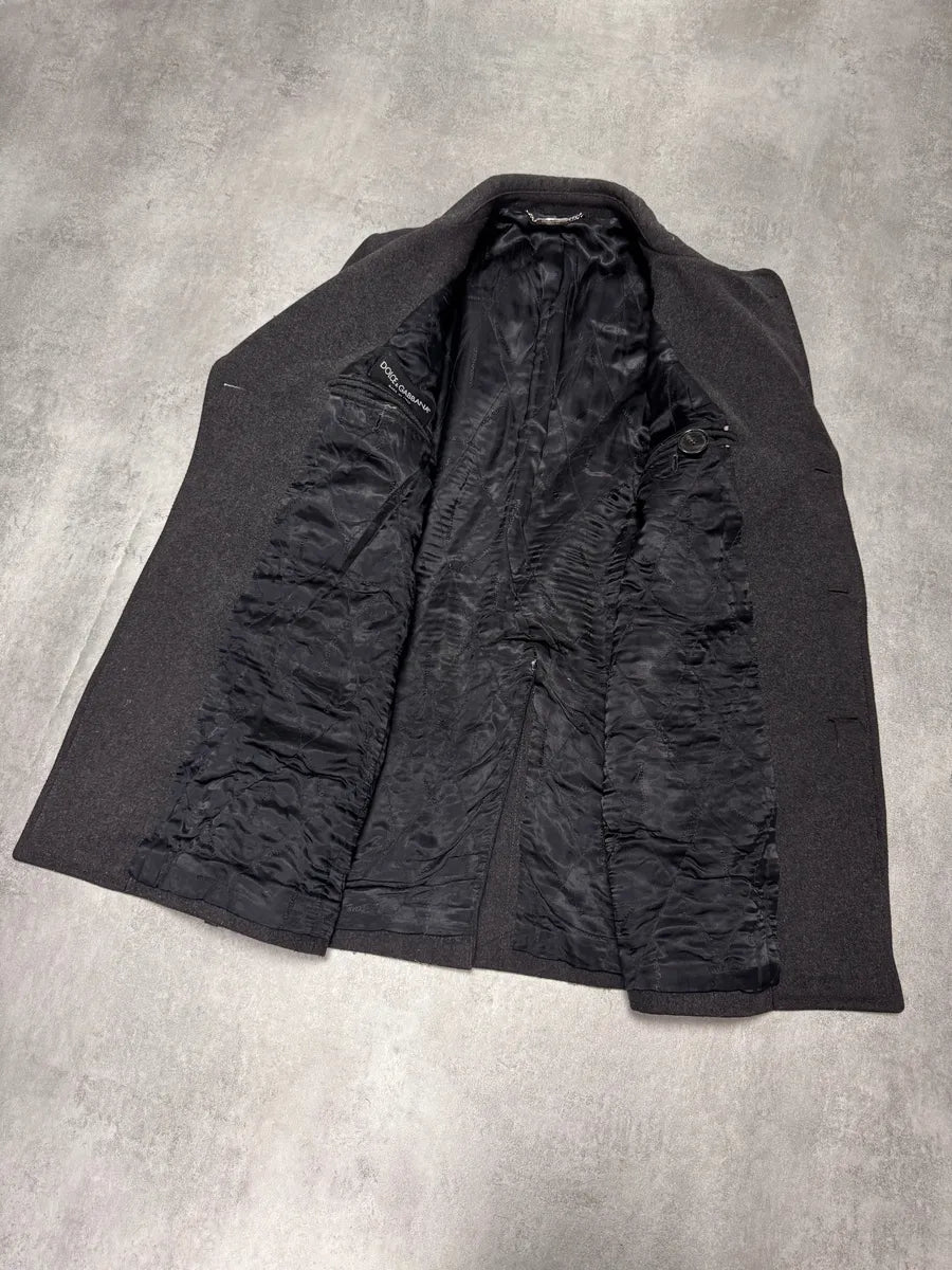 AW2003 Dolce & Gabbana 2-Zip Wool Coat FQipGvL 5