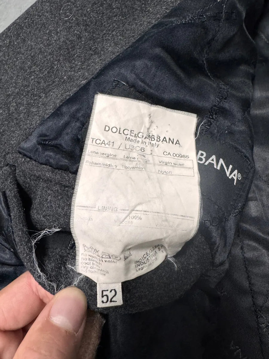 AW2003 Dolce & Gabbana 2-Zip Wool Coat FQipGvL 7