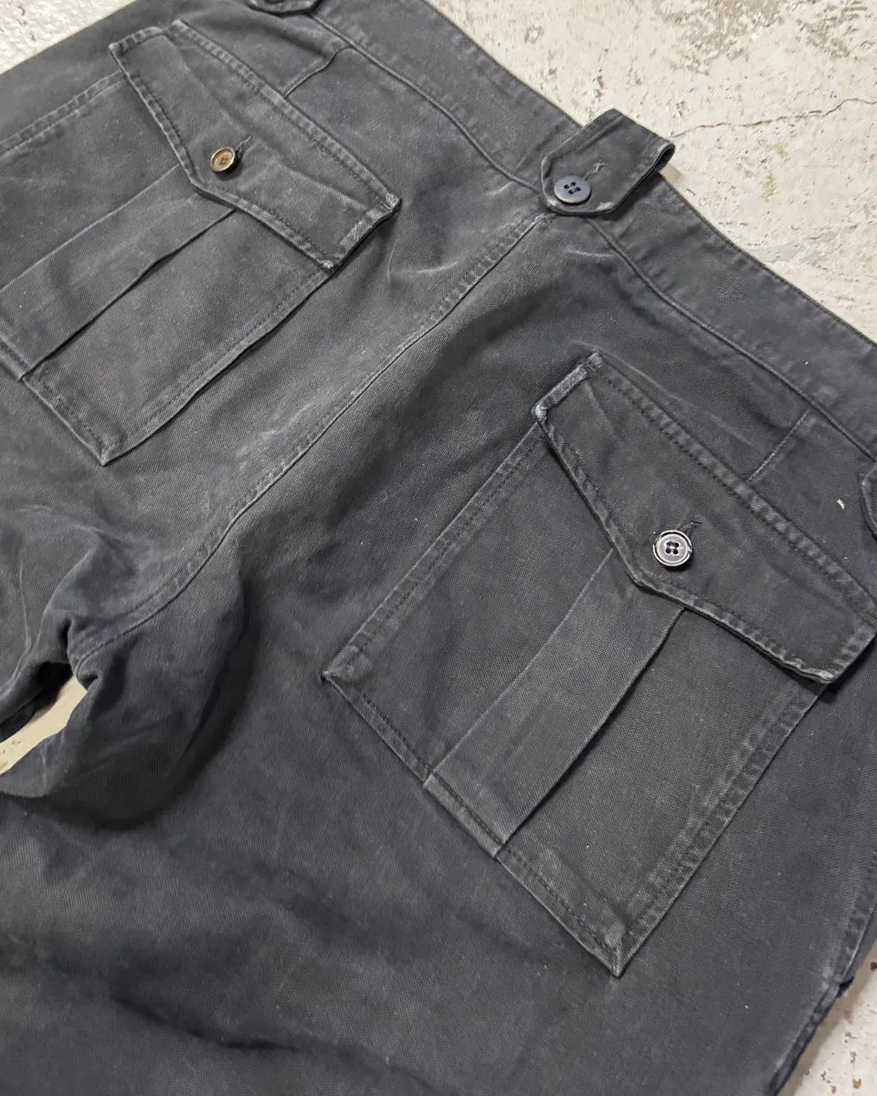 AW2003 Dolce & Gabbana Anatomic Black Zips Pants OVFPTJt 6