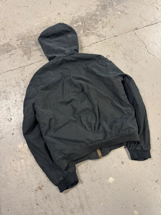 AW2003 Dolce & Gabbana Arm Zip Navy Hooded Bomber Jacket NHEfthX 7