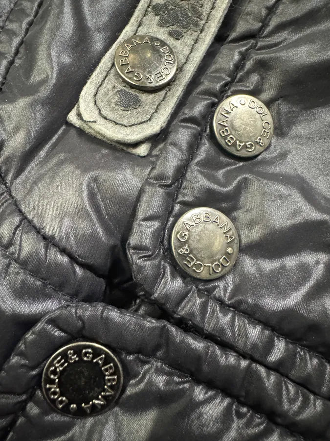 AW2003 Dolce & Gabbana Astro Puffer Bomber Jacket (L) 7