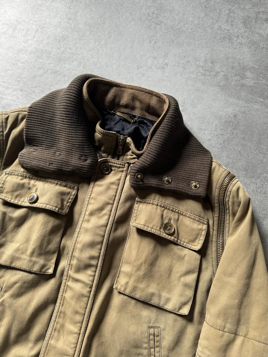 AW2003 Dolce & Gabbana Aviator Army Detachable Zips Jacket (M) yNQesKR 7