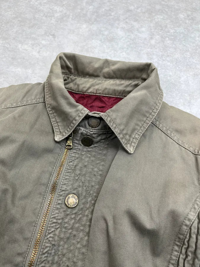 AW2003 Dolce & Gabbana Green Multi-Zip Military Jacket RrNkkTg 5