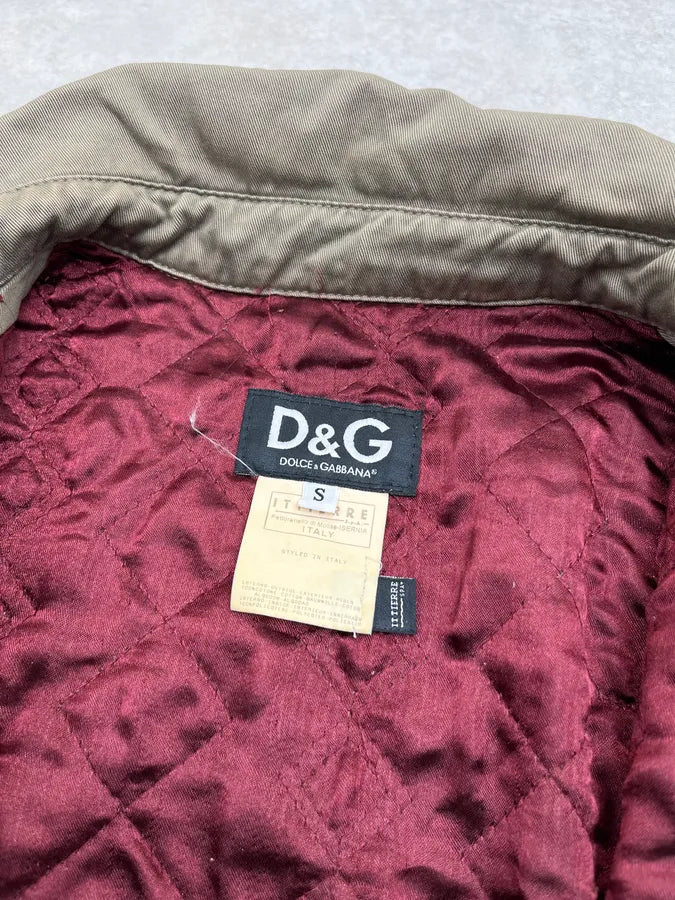 AW2003 Dolce & Gabbana Green Multi-Zip Military Jacket RrNkkTg 9