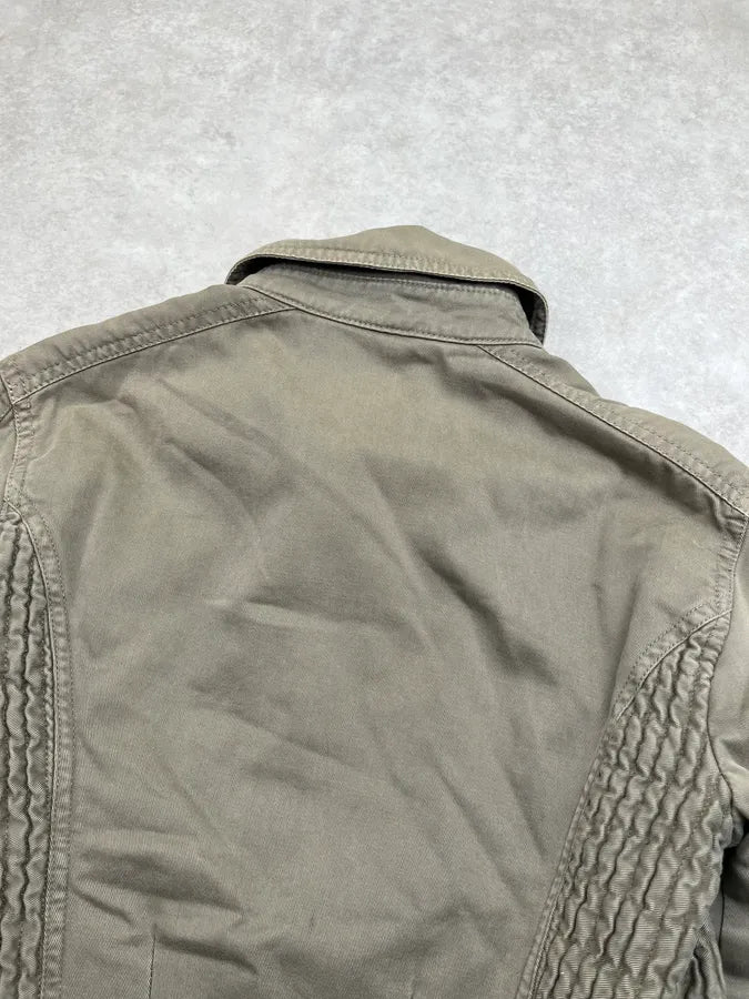 AW2003 Dolce & Gabbana Green Multi-Zip Military Jacket RrNkkTg 6