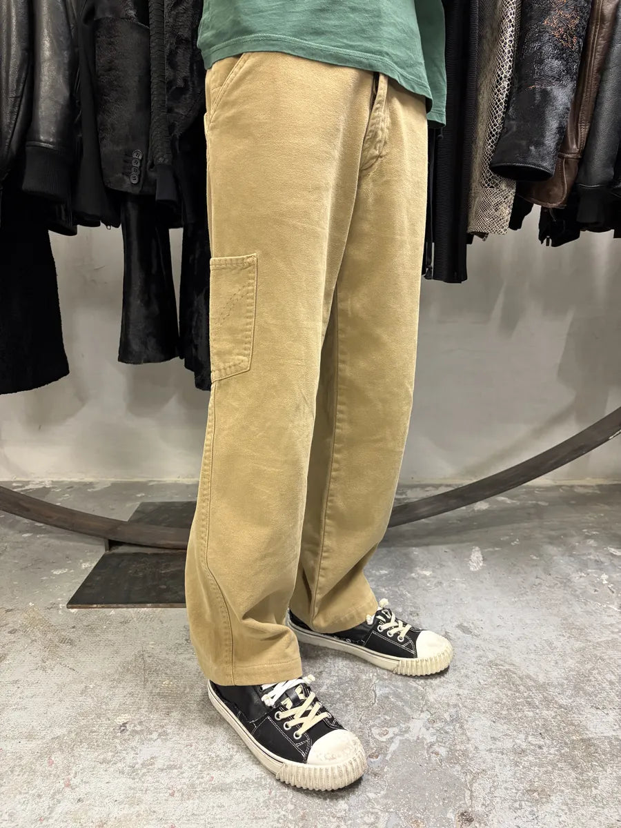 AW2003 Dolce & Gabbana Beige Multi Pockets Cargo Pants (S) HmIHbQd 1
