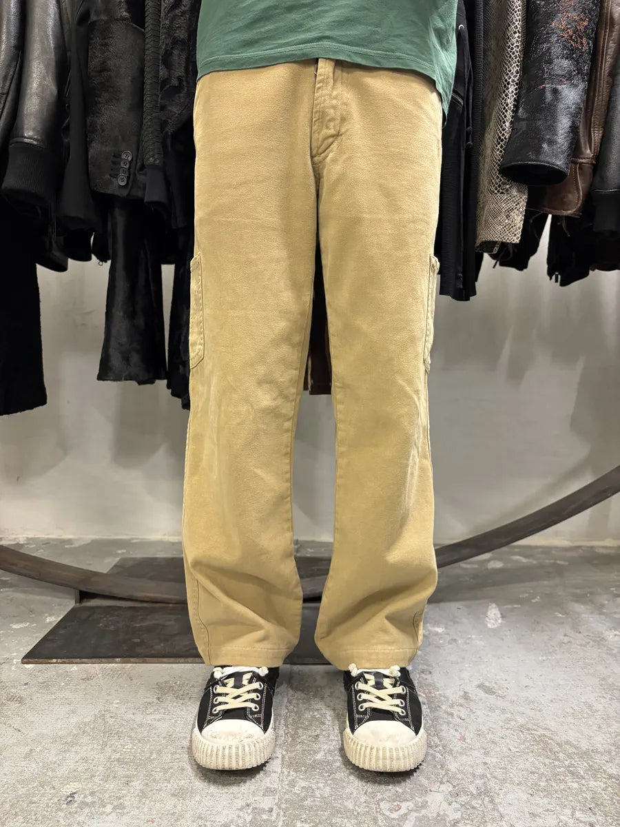 AW2003 Dolce & Gabbana Beige Multi Pockets Cargo Pants (S) HmIHbQd 2