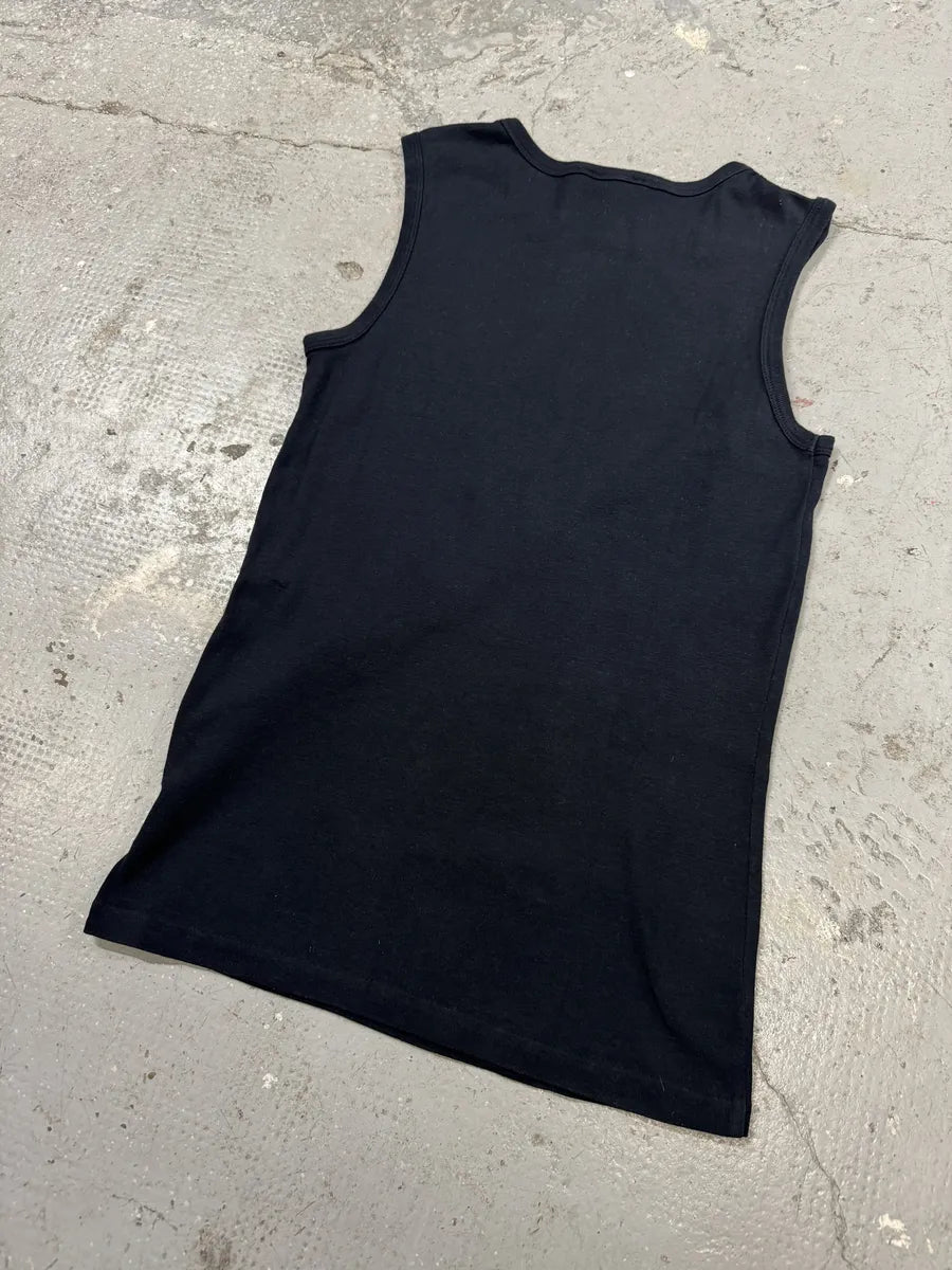 AW2003 Dolce & Gabbana Black Bondage Strap Tank Top (M) 5