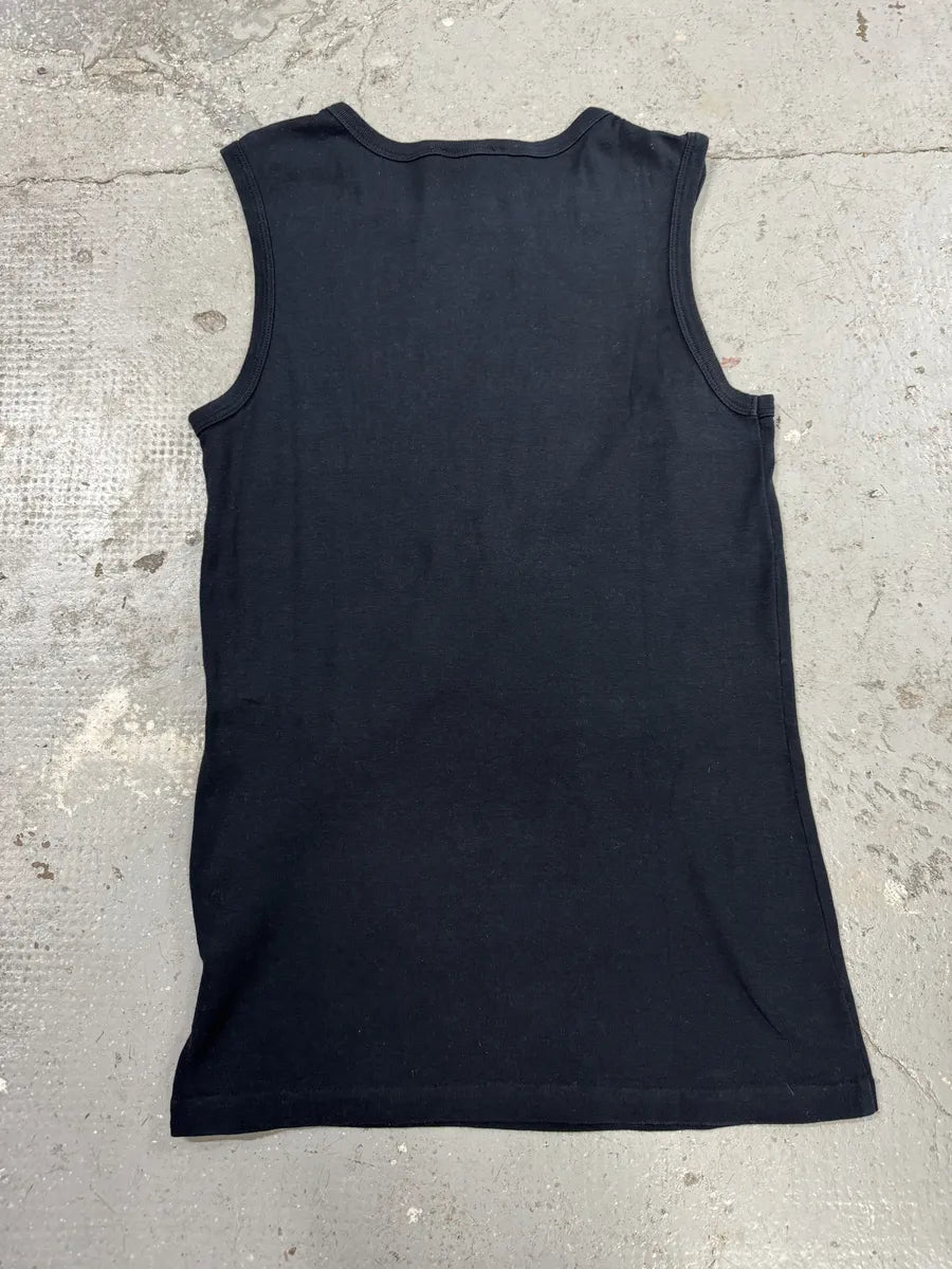 AW2003 Dolce & Gabbana Black Bondage Strap Tank Top (M) 7