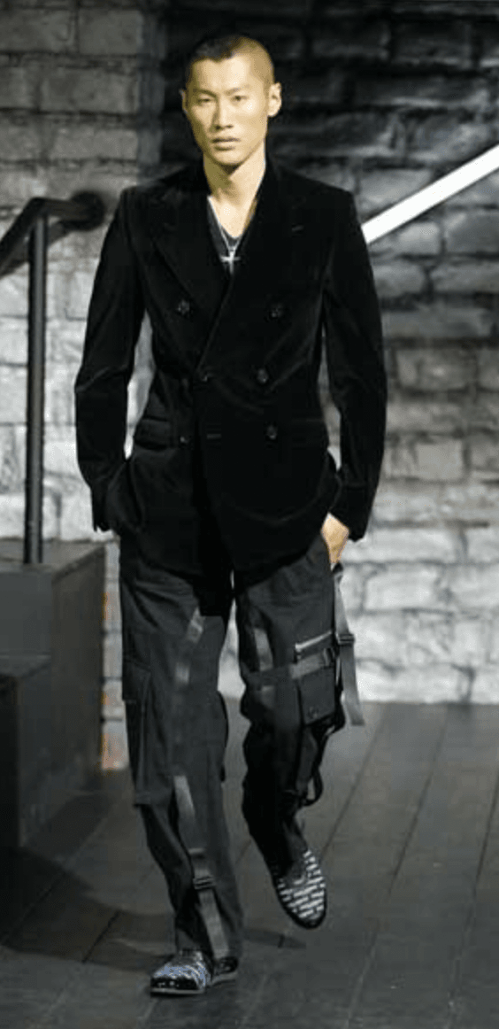 AW2003 Dolce & Gabbana Black Bondage Strapped Cargo Pants (L) UyjrwYK 1