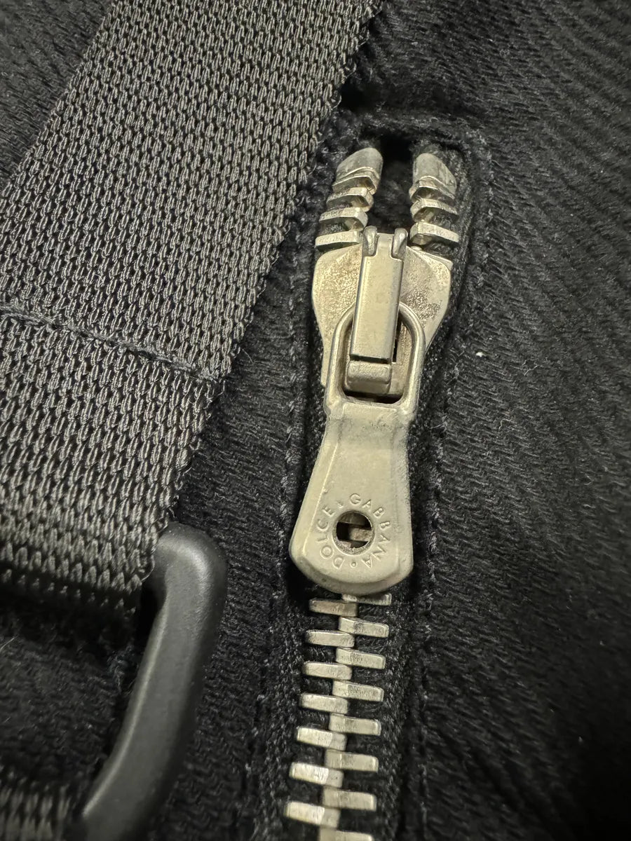 AW2003 Dolce & Gabbana Black Bondage Strapped Cargo Pants (L) UyjrwYK 8