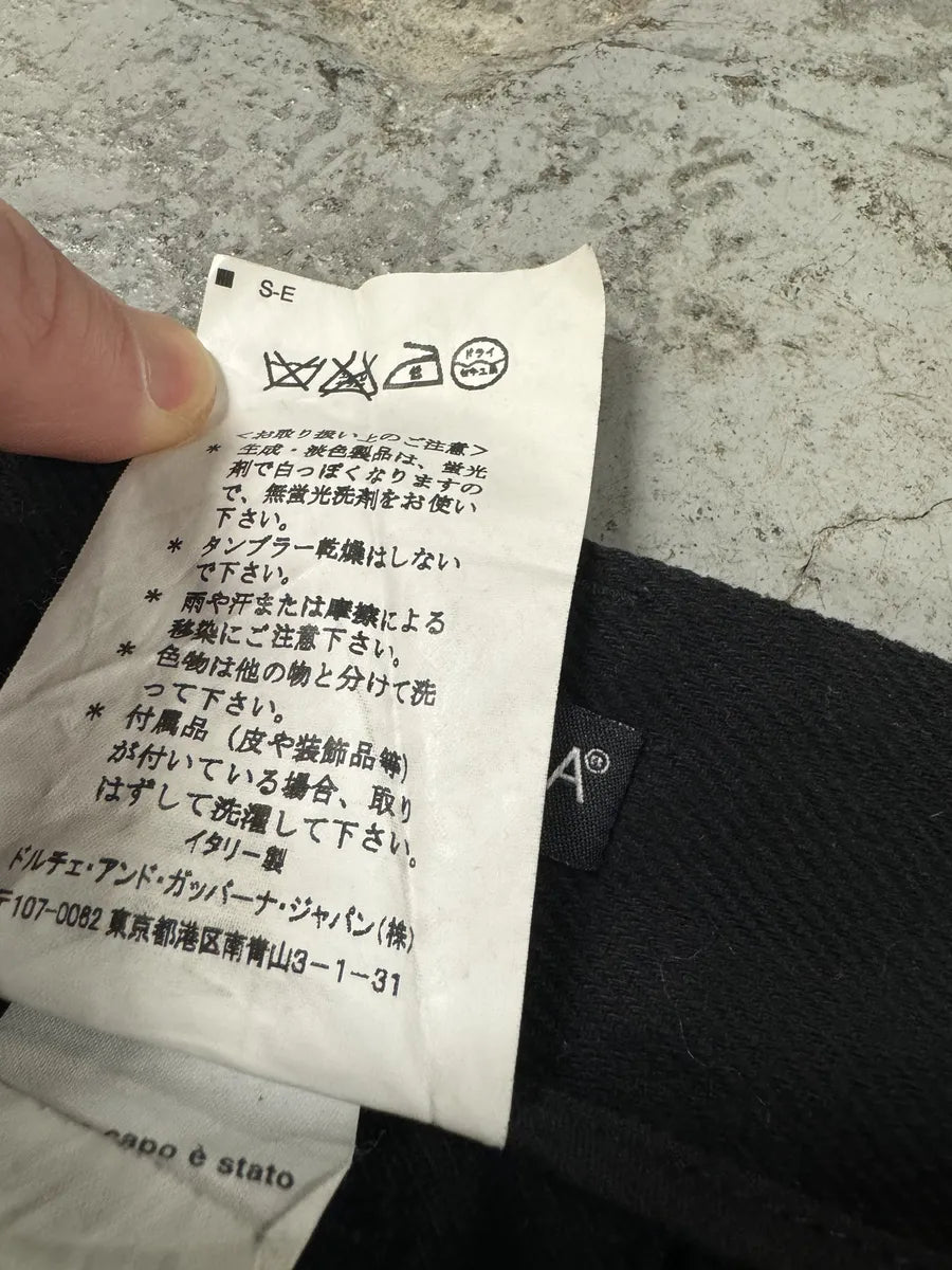 AW2003 Dolce & Gabbana Black Bondage Strapped Cargo Pants (L) UyjrwYK 9