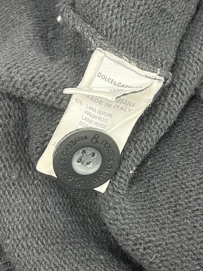 AW2003 Dolce & Gabbana Black Bondage Turtleneck Sweater sgyqFAr 9