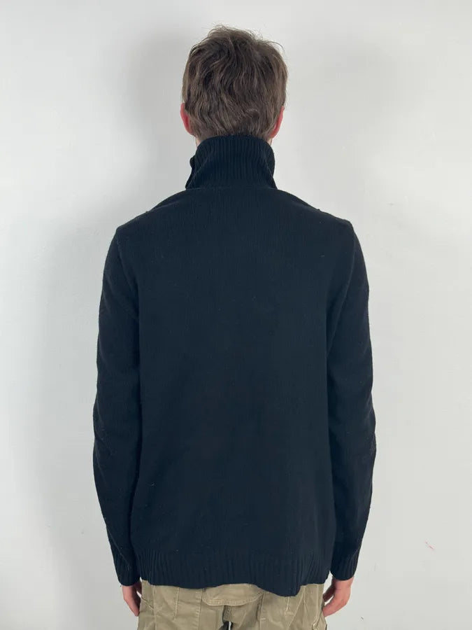 AW2003 Dolce & Gabbana Black Bondage Turtleneck Sweater sgyqFAr 2