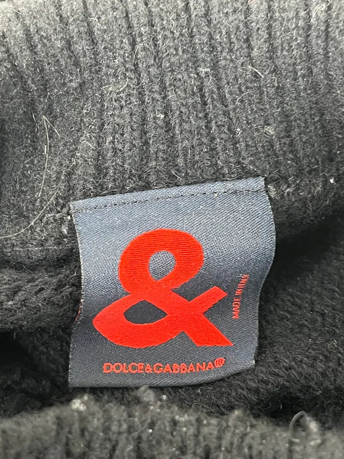 AW2003 Dolce & Gabbana Black Bondage Turtleneck Sweater sgyqFAr 7