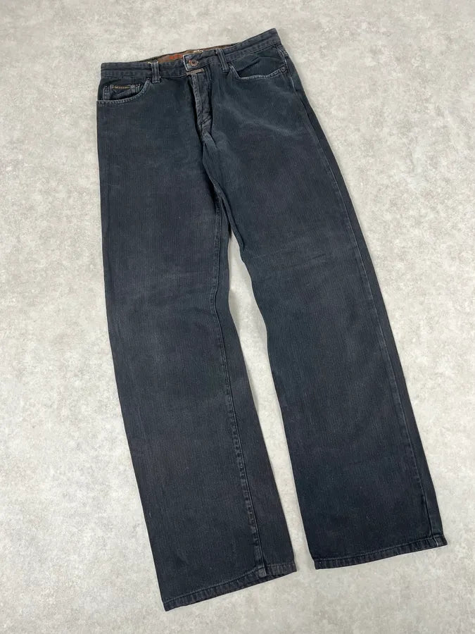 AW2003 Dolce & Gabbana Black Denim Jeans KUdlzQA 4