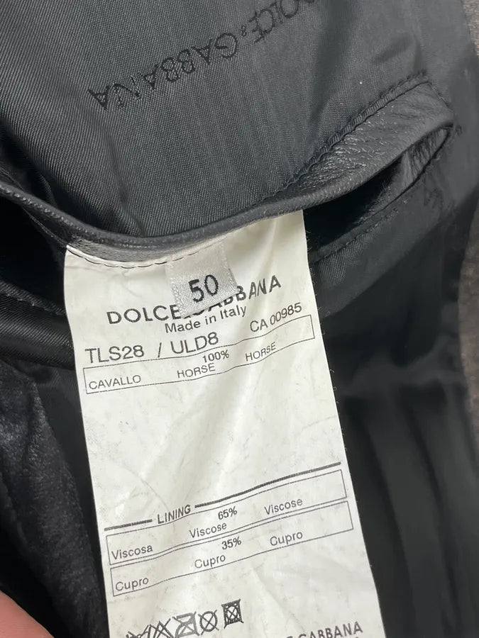 AW2003 Dolce & Gabbana Brown Faded Zip Bomber Cargo Pocket Jacket  GQflTHB 12