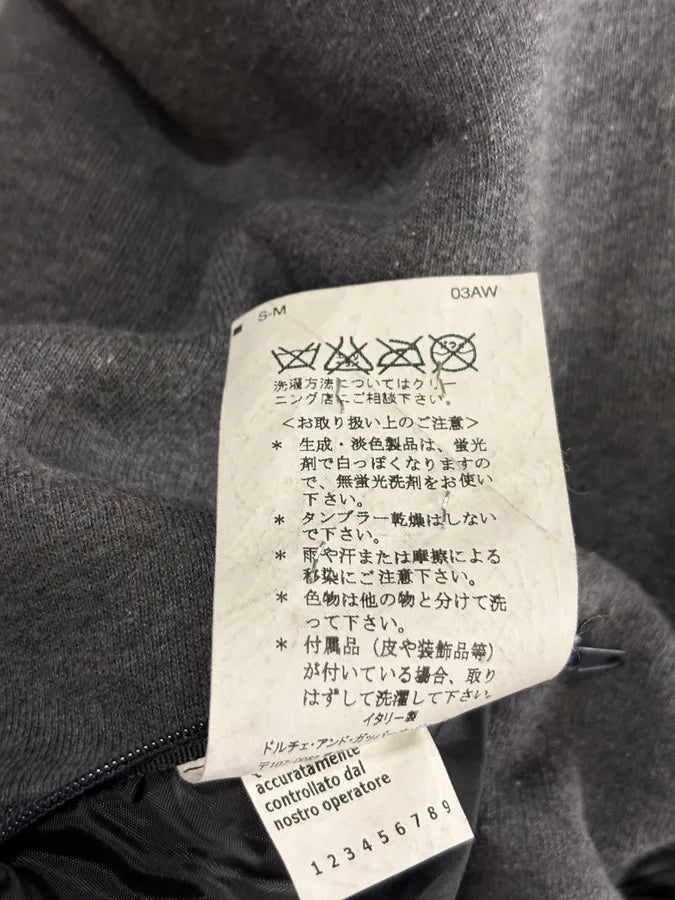 AW2003 Dolce & Gabbana Black Hooded Lambskin Bomber Jacket  rUsRCBY 12