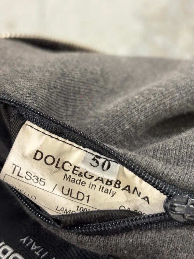 AW2003 Dolce & Gabbana Black Hooded Lambskin Bomber Jacket  rUsRCBY 13